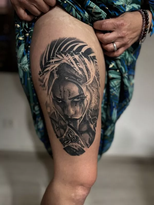 Création de tatouage réaliste , Thillot, Taïga Zore Art Tattoo