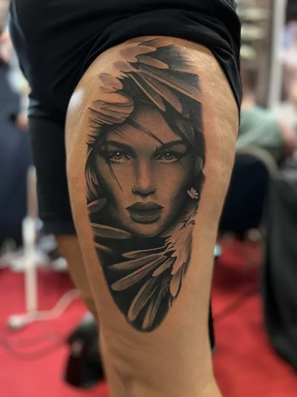 Création de tatouage réaliste , Thillot, Taïga Zore Art Tattoo