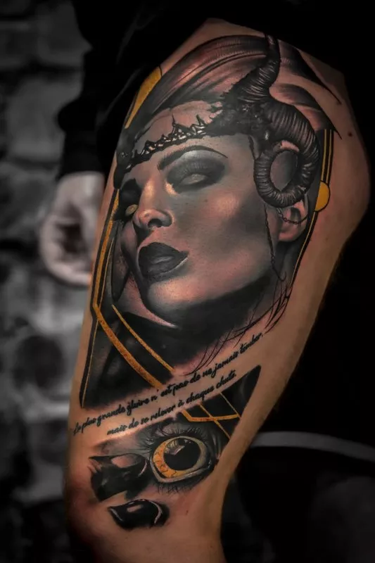 Création de tatouage réaliste , Thillot, Taïga Zore Art Tattoo