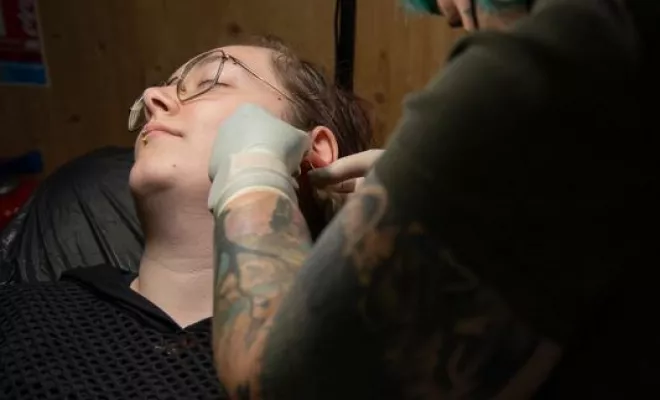 Piercing visage, Le Thillot, Taïga Zore Art Tattoo